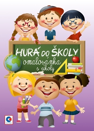 Omalovánky A4 - Hurá do školy