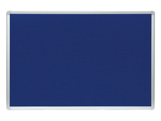 Tabule filcová v hliníkovém rámu ARTA - 100 x 150 cm / modrá
